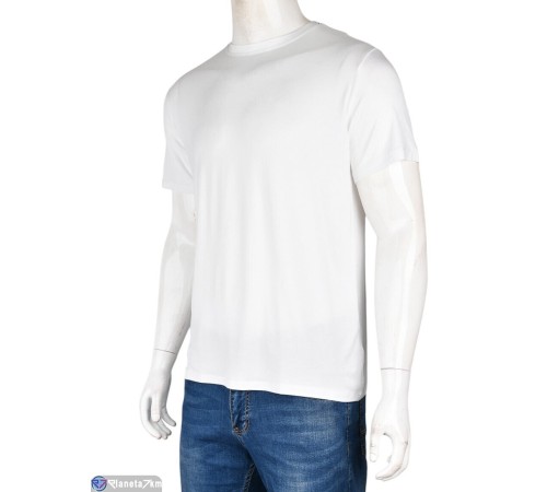 Футболка чоловіча на літо (4 шт. р.сетка M-2XL) білий  "Kalabok"