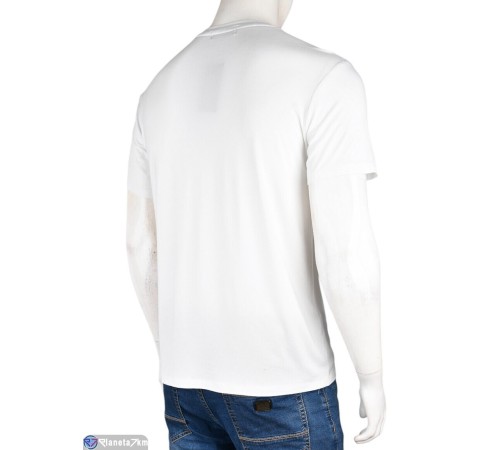 Футболка чоловіча на літо (4 шт. р.сетка M-2XL) білий  "Kalabok"