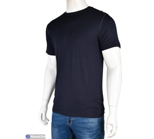 Футболка чоловіча на літо (4 шт. р.сетка M-2XL) синій  "Kalabok"