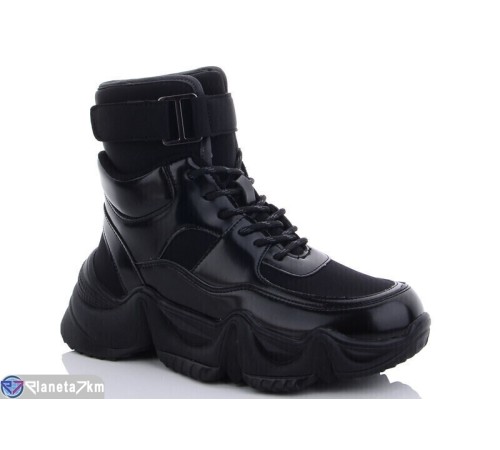 Черевики жіночі на весну/осінь (6 пар р.36-39) чорний  "Favora"