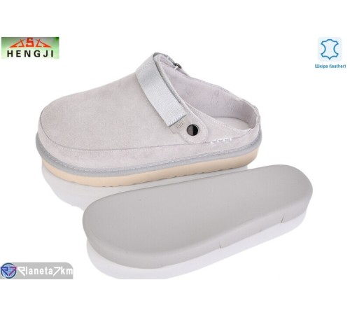 Шлепки жіночі на літо (8 пар р.36-40) сірий  "HENGJI-ELENA"