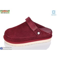 Шлепки жіночі на літо (8 пар р.36-40) бордовий  "HENGJI-ELENA"