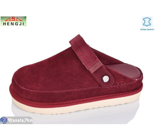 Шлепки жіночі на літо (8 пар р.36-40) бордовий  "HENGJI-ELENA"