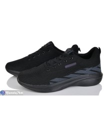 Кросівки чоловічі на весну/осінь (8 пар р.43-47) чорний  "LEVLU"