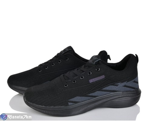 Кросівки чоловічі на весну/осінь (8 пар р.43-47) чорний  "LEVLU"