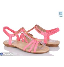 Босоніжки жіночі на літо (8 пар р.37-41) рожевий  "DiRama"