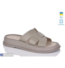Шлепки жіночі на літо (6 пар р.36-40) коричневий  "LIKA"