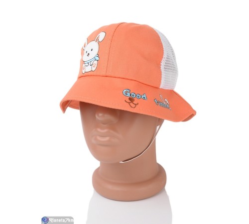 Панама дитяча на літо (5 шт. р.сетка 52-54) оранжевий  "CAROLLA"