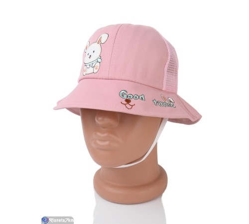 Панама дитяча на літо (5 шт. р.сетка 52-54) рожевий  "CAROLLA"