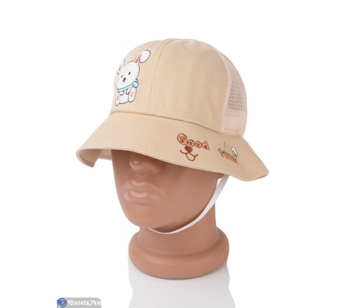Панама дитяча на літо (5 шт. р.сетка 52-54) бежевий  "CAROLLA"