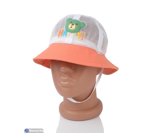 Панама дитяча на літо (5 шт. р.сетка 52-54) оранжевий  "CAROLLA"