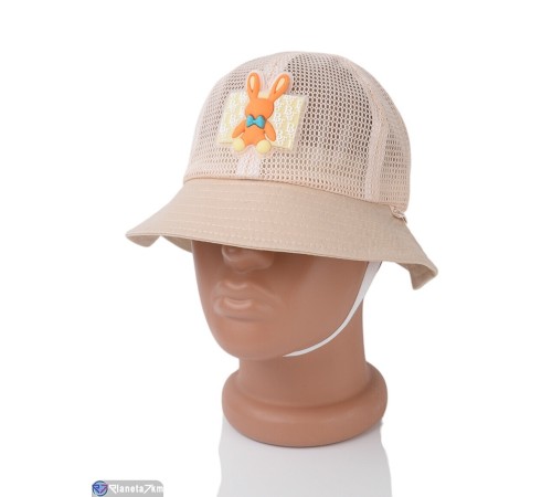 Панама дитяча на літо (5 шт. р.сетка 52-54) бежевий  "CAROLLA"