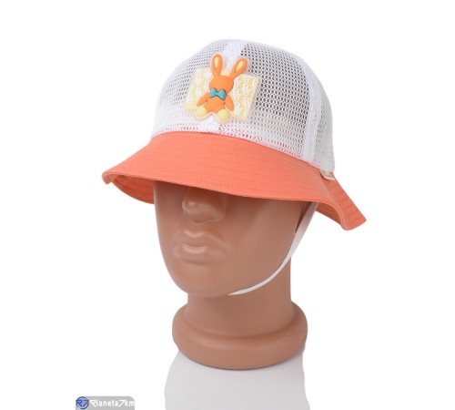 Панама дитяча на літо (5 шт. р.сетка 52-54) оранжевий  "CAROLLA"