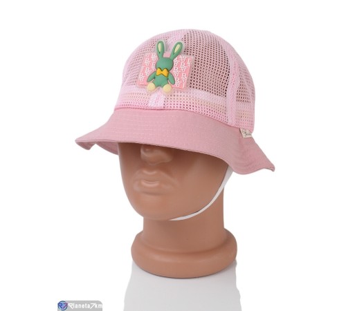 Панама дитяча на літо (5 шт. р.сетка 52-54) рожевий  "CAROLLA"