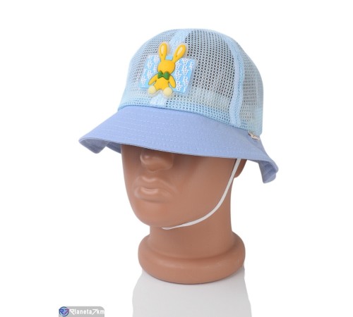 Панама дитяча на літо (5 шт. р.сетка 52-54) блакитний  "CAROLLA"