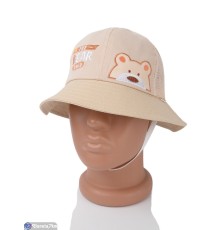 Панама дитяча на літо (5 шт. р.сетка 52-54) бежевий  "CAROLLA"