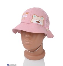 Панама дитяча на літо (5 шт. р.сетка 52-54) рожевий  "CAROLLA"