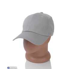 Кепка чоловіча на літо (5 шт. р.сетка 56-58) сірий  "CAROLLA"