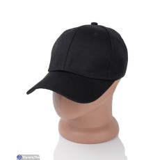 Кепка чоловіча на літо (5 шт. р.сетка 56-58) чорний  "CAROLLA"