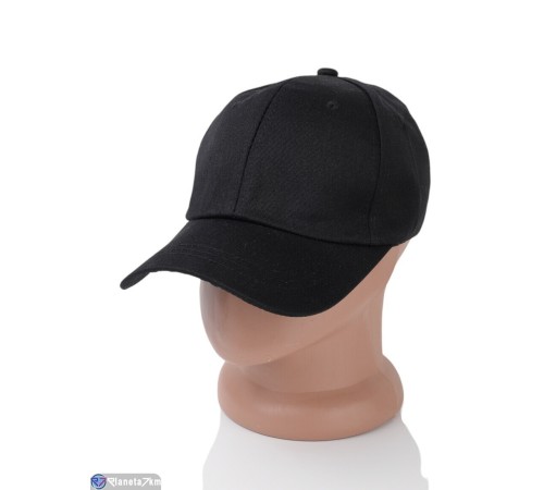 Кепка чоловіча на літо (5 шт. р.сетка 56-58) чорний  "CAROLLA"