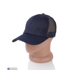 Кепка чоловіча на літо (5 шт. р.сетка 56-58) синій  "CAROLLA"