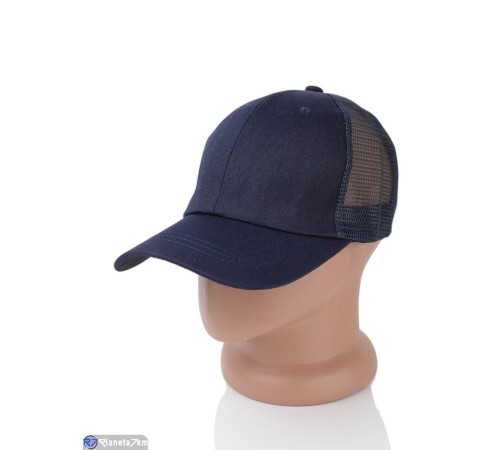 Кепка чоловіча на літо (5 шт. р.сетка 56-58) синій  "CAROLLA"