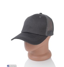 Кепка чоловіча на літо (5 шт. р.сетка 56-58) сірий  "CAROLLA"