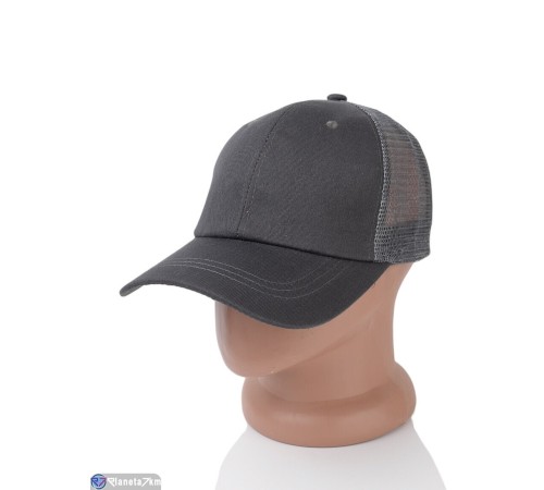 Кепка чоловіча на літо (5 шт. р.сетка 56-58) сірий  "CAROLLA"