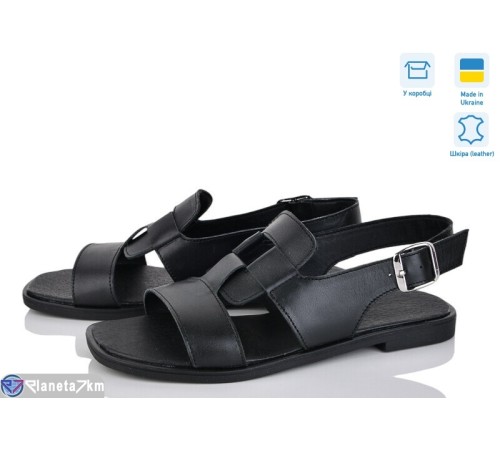 Босоніжки жіночі на літо (6 пар р.36-40) чорний  "GARRA"