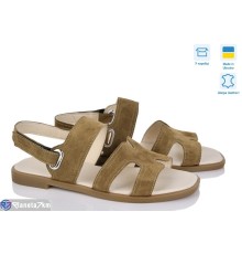 Босоніжки жіночі на літо (6 пар р.36-40) хакі  "GARRA"