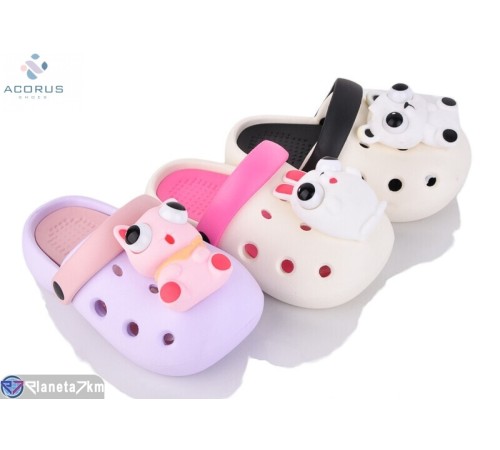 Кроки дитячі на літо (12 пар р.30-35) мікс  "Acorus"