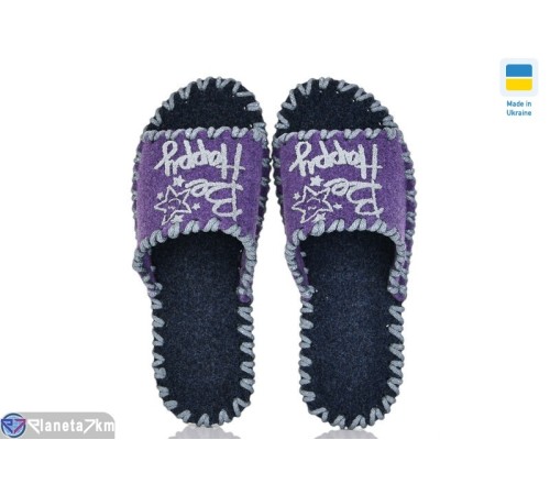 Тапки жіночі на весну/осінь (9 пар р.36-41) фіолетовий  "Activ"