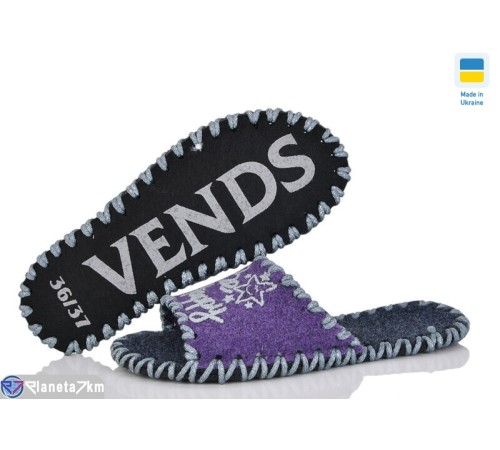 Тапки жіночі на весну/осінь (9 пар р.36-41) фіолетовий  "Activ"