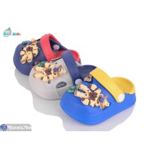 Кроки дитячі на літо (24 пар р.18-23) мікс  "BBT"