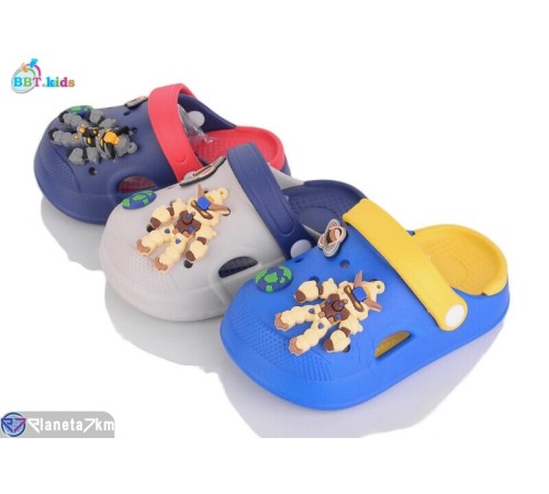 Кроки дитячі на літо (24 пар р.24-29) мікс  "BBT"