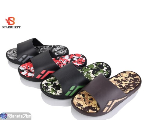 Шлепки чоловічі на літо (24 пар р.40-45) мікс  "SCARRHETT"