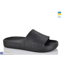 Шлепки жіночі на літо (6 пар р.36-41) чорний  "LOTTOS"