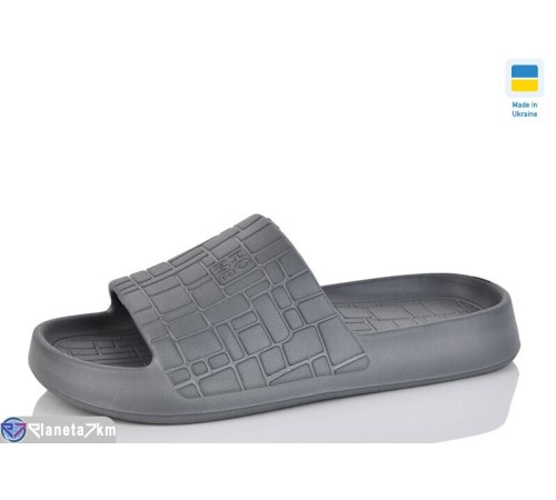 Шлепки жіночі на літо (6 пар р.36-41) сірий  "LOTTOS"