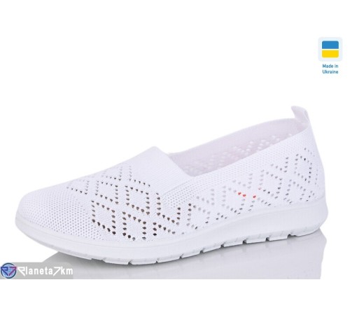 Балетки жіночі на літо (8 пар р.36-41) білий  "LOTTOS"