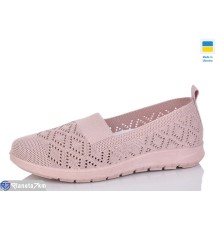 Балетки жіночі на літо (8 пар р.36-41) рожевий  "LOTTOS"