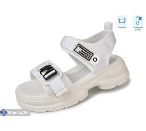 Дитячі босоніжки на літо (8 пар р.32-37) білий  "TOMMY"