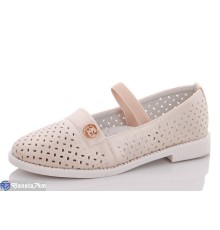 Дитячі туфлі на літо (8 пар р.30-37) бежевий  "Fuggo"