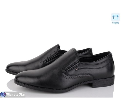 Туфлі чоловічі на весну/осінь (8 пар р.40-45) чорний  "NASTEA"