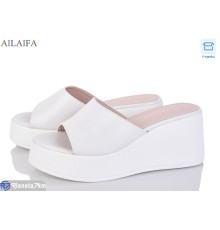 Шлепки жіночі на літо (8 пар р.36-41) білий  "Latifa"