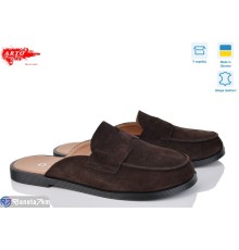 Шлепки жіночі на літо (8 пар р.37-41) коричневий  "ARTO"