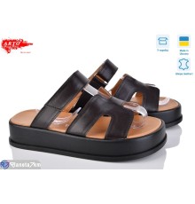 Шлепки жіночі на літо (8 пар р.36-40) коричневий  "ARTO"