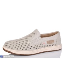 Туфлі чоловічі на літо (8 пар р.40-45) сірий  "Fudian"