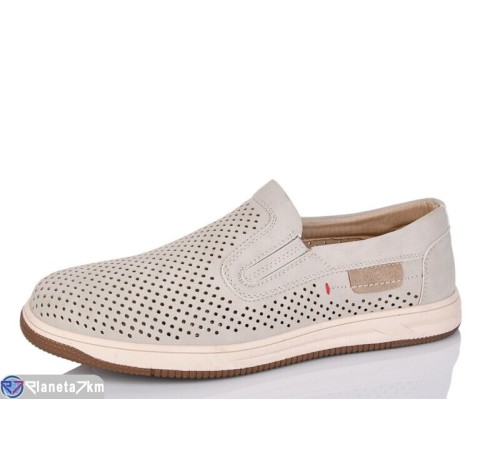 Туфлі чоловічі на літо (8 пар р.40-45) сірий  "Fudian"