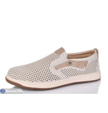 Туфлі чоловічі на літо (8 пар р.40-45) сірий  "Fudian"