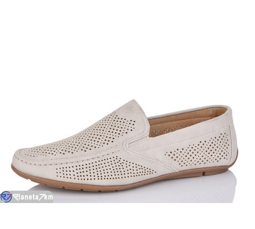 Мокасини чоловічі на літо (8 пар р.40-45) сірий  "Fudian"